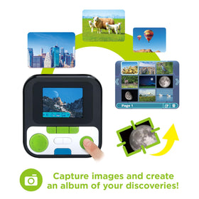 LeapFrog Magic Adventures Telescope night sky zoom shows distant features