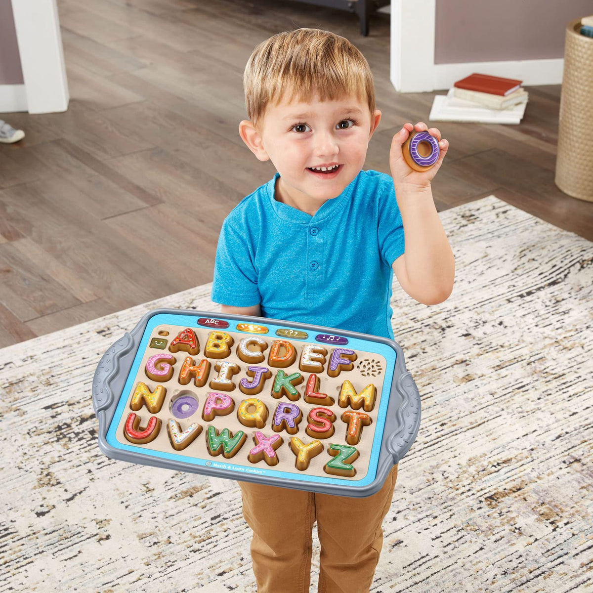LeapFrog Match and Learn Cookies bake song visuals encourage pretend play
