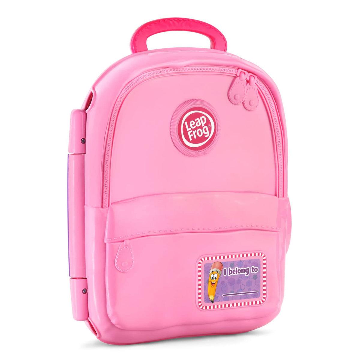 LeapFrog Mr. Pencil's ABC Backpack insert letters into slots for learning.