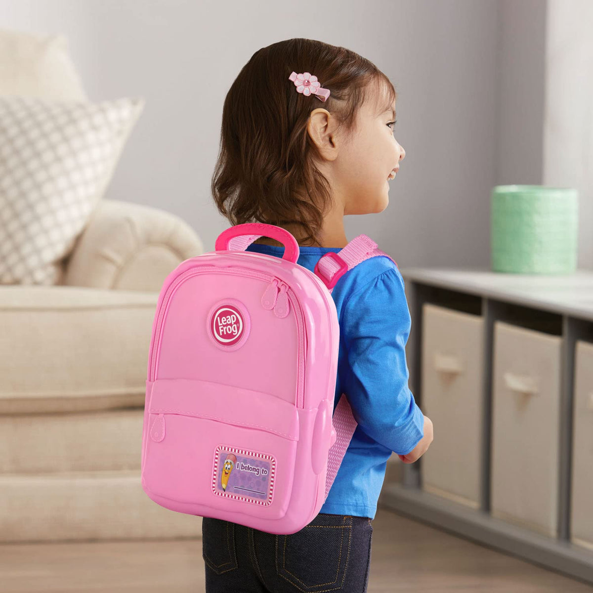 LeapFrog Mr. Pencil's ABC Backpack letters transform into animals while drawing.
