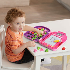 LeapFrog Mr. Pencil's ABC Backpack offers seven interactive activities for learning.
