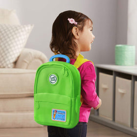 LeapFrog Mr. Pencil ABC Backpack stores all pieces securely inside.