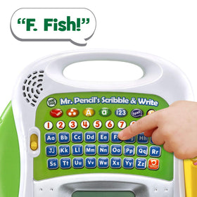 LeapFrog Mr. Pencil's Scribble and Write animations activate after tracing for fun engagement.