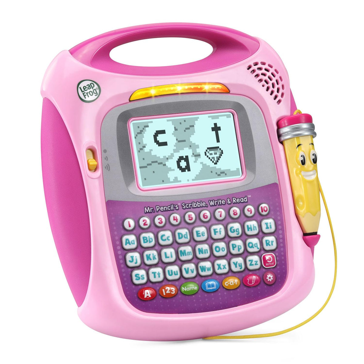 LeapFrog Mr Pencil counts by tapping animated objects to reinforce numbers