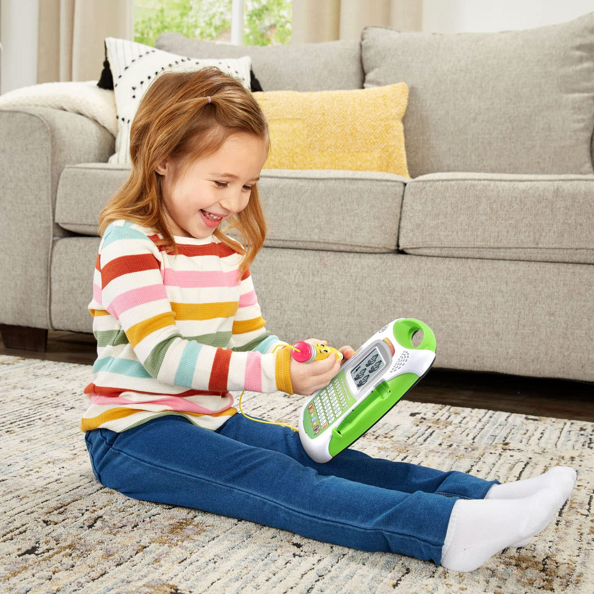 LeapFrog Mr Pencil's Scribble Write and Read sound-it-out bar lights up