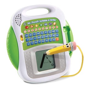 LeapFrog Mr. Pencil's Scribble and Write stylus-trace screen invites step-by-step handwriting practice.