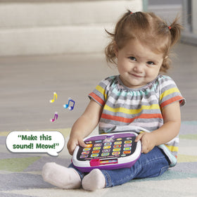 LeapFrog My First Learning Tablet Violet colorful light show responds to touch