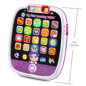 LeapFrog My First Learning Tablet Violet explore/learn/music modes encourage playful learning