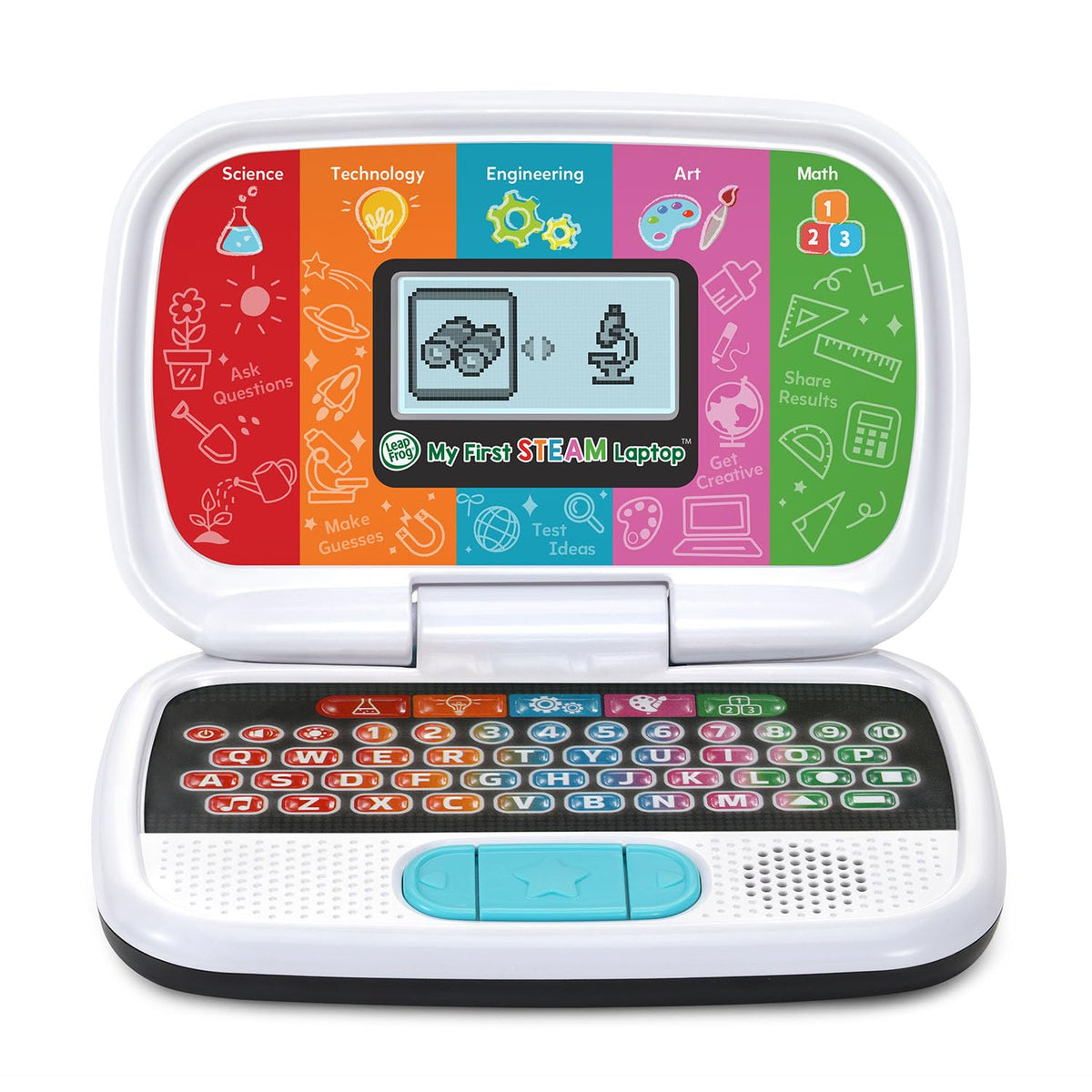 LeapFrog My First STEAM Laptop with Dr. Frankensteam guide sparks curious play