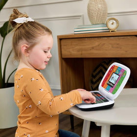 LeapFrog My First STEAM Laptop imaginative animal designs foster artful storytelling