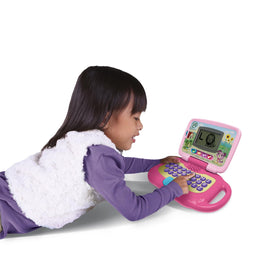 ABC mode on LeapFrog Leaptop Pink teaching letters and sounds