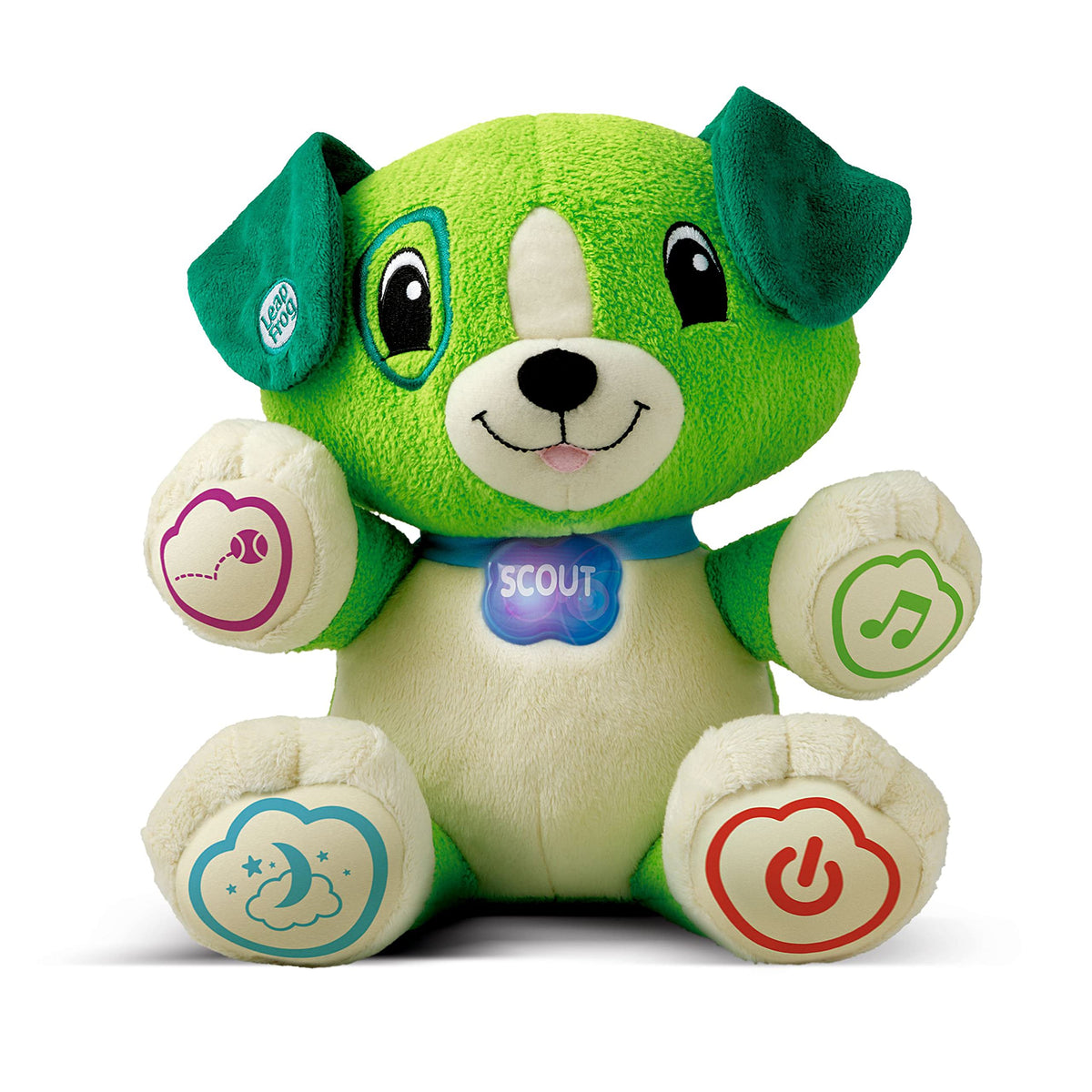 LeapFrog My Pal Scout name customization personalizes learning with your child's name in a friendly puppy voice.