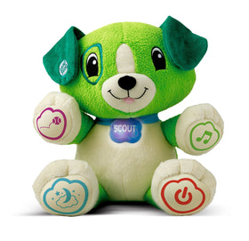 LeapFrog My Pal Scout personalization feature greets child by name for engaging activities.