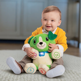 LeapFrog My Pal Scout plays 40+ tunes for learning and bedtime soothing.