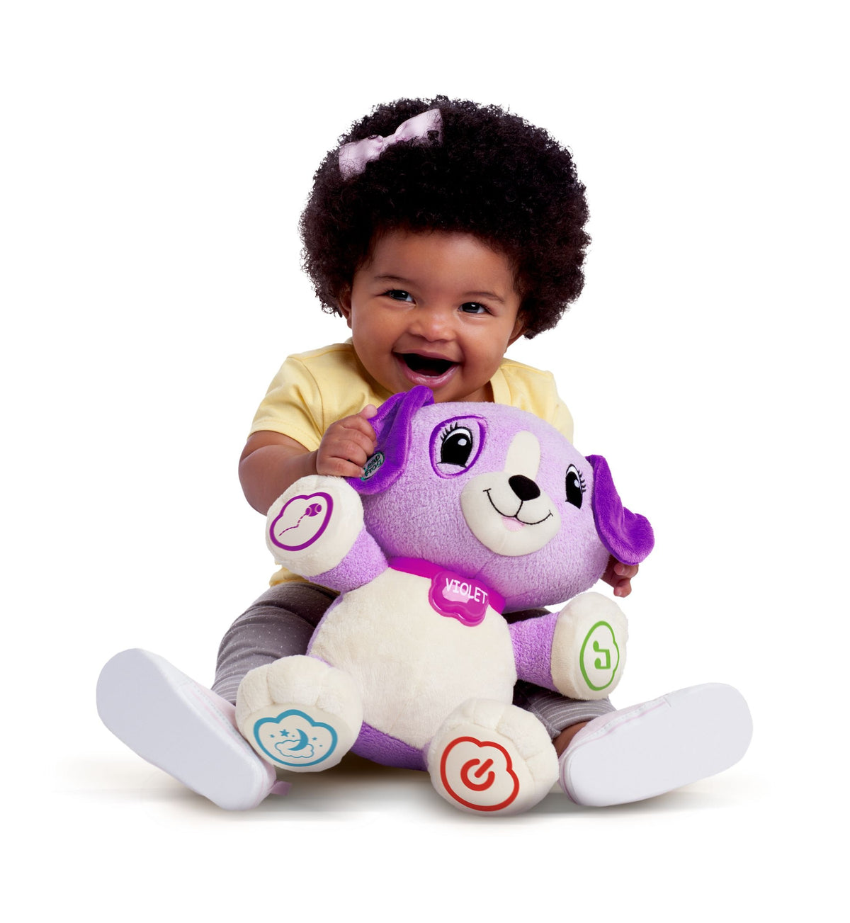 LeapFrog My Pal Violet paw button activation for music and games