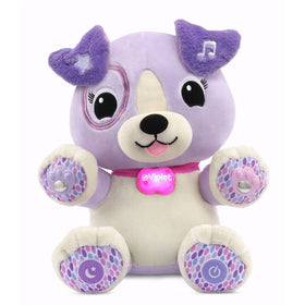 LeapFrog My Pal Violet touch-sensing paws enable calming breathing and play.