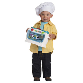 LeapFrog Number Lovin' Oven with spatula and plates illustrating sharing and serving games