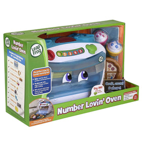 LeapFrog Number Lovin' Oven timer and slider showing time and temperature concepts