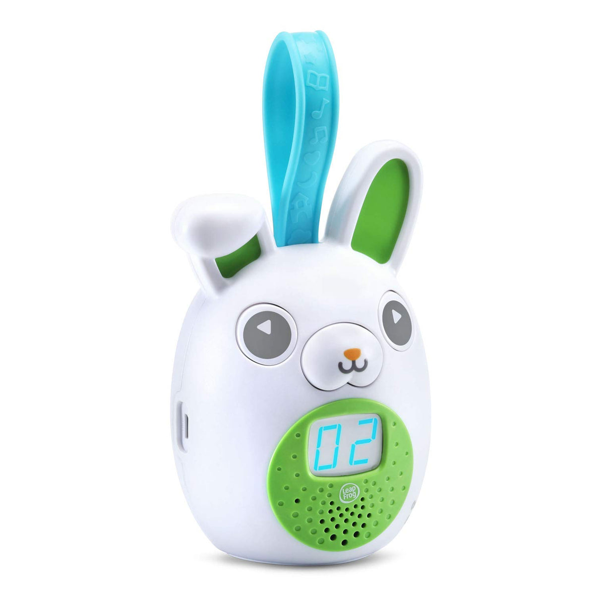 Playlist setup on LeapFrog Story Pal for tailored listening sessions.