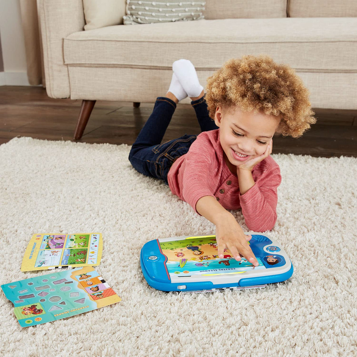 LeapFrog Ryder's Pup Pad pages teach colors, shapes, routines with playful PAW Patrol pals.