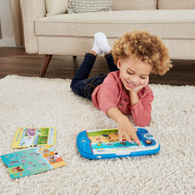 LeapFrog Ryder's Pup Pad pages teach colors, shapes, routines with playful PAW Patrol pals.