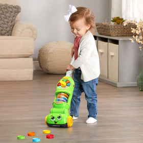 Light-up panel and bouncing balls add engaging audio-visual play