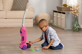 LeapFrog pink tiltable handle supports grow-with-me play and adjustable comfort.