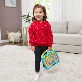 LeapFrog Prep find-objects-clues image invites kids to listen and locate items.