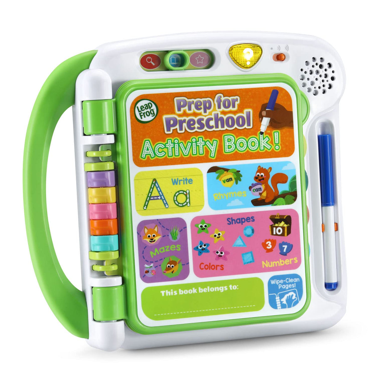 LeapFrog Prep Pages Learning Letters shows hands-on alphabet exploration for early phonics