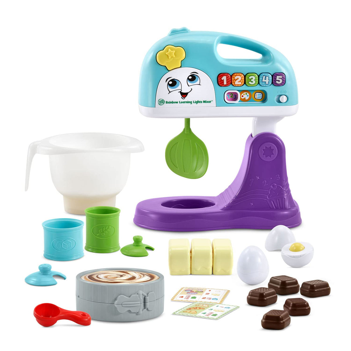 LeapFrog Rainbow Learning Lights Mixer blue kids enjoy lights and sounds.