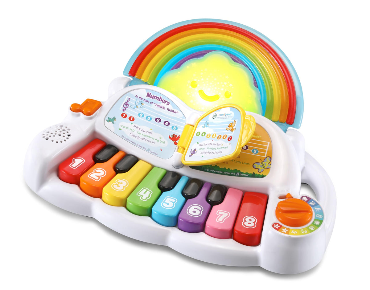 LeapFrog rainbow light cloud display showing colorful lights during play