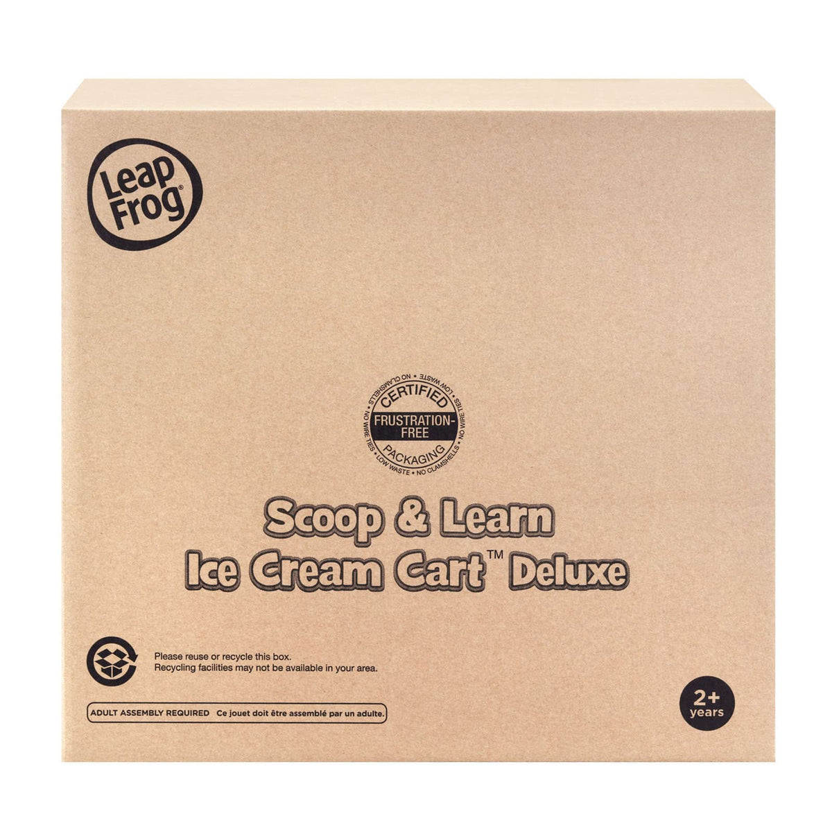 LeapFrog Scoop and Learn Ice Cream Cart Deluxe pink storage drawers organize play pieces.