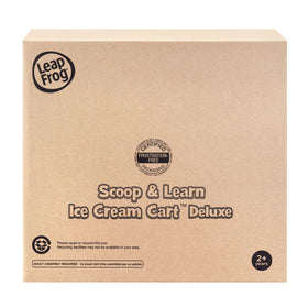 LeapFrog Scoop and Learn Ice Cream Cart Deluxe pink storage drawers organize play pieces.