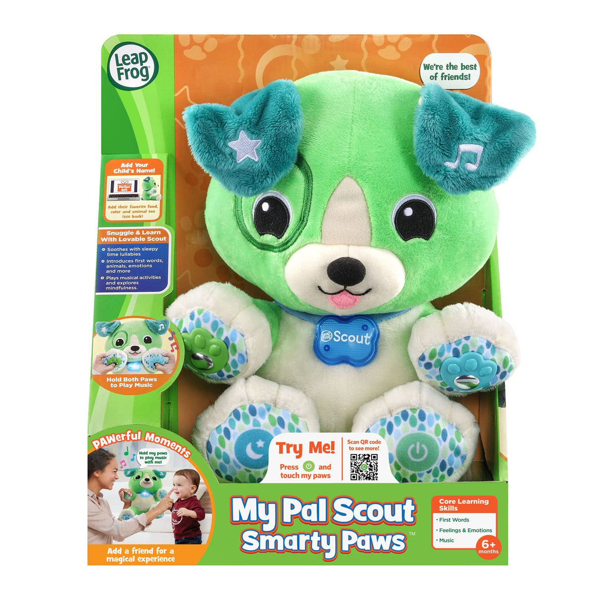 LeapFrog Scout Smarty Paws music and learning games from the ears area