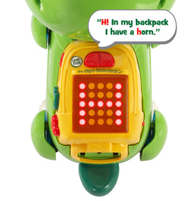 LeapFrog Step and Learn Scout in letters mode teaches alphabet basics with fun activities