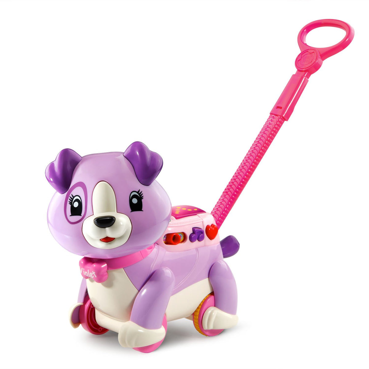 LeapFrog Step and Learn Violet pushes and sings, promoting active play and motor skills