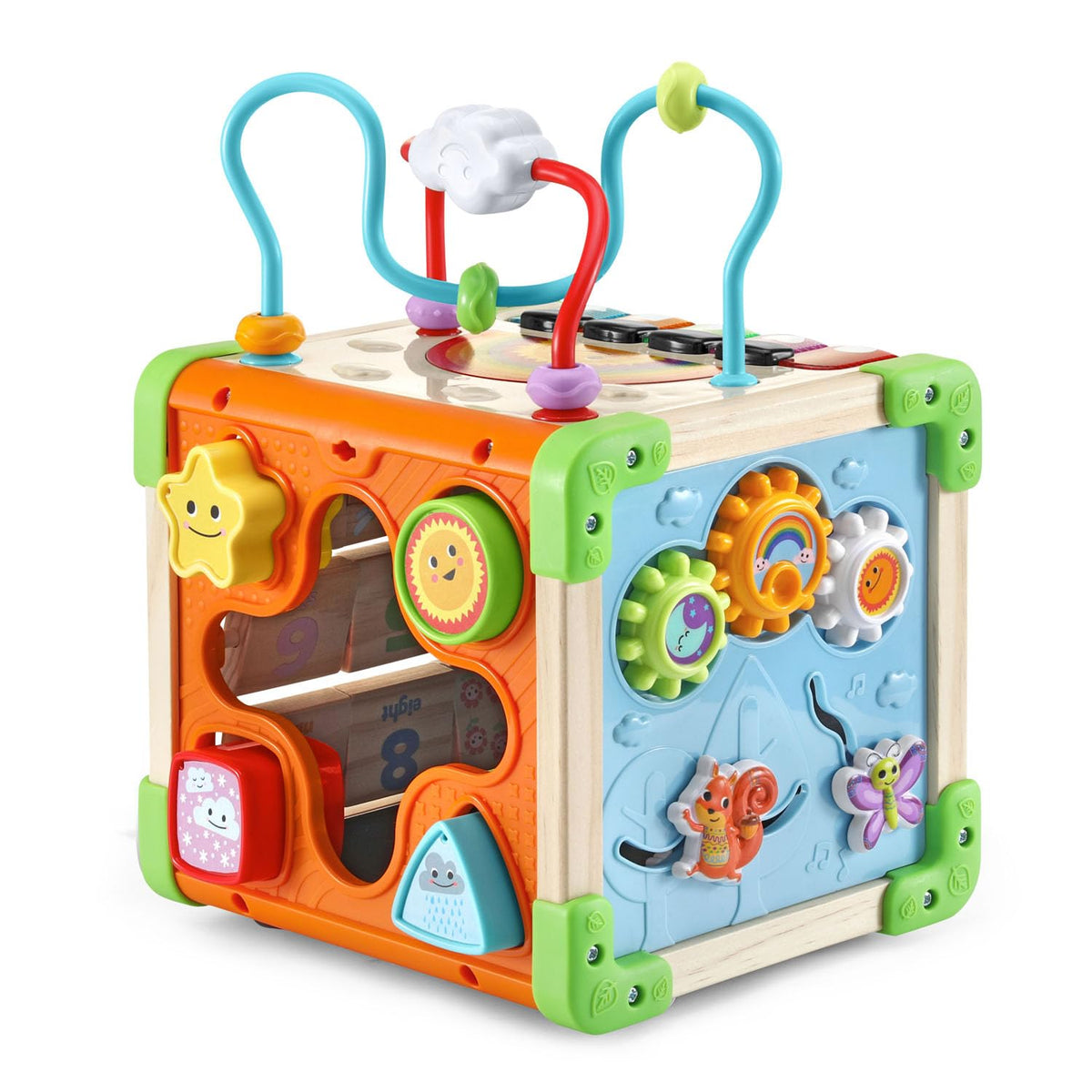 LeapFrog Touch and Learn wooden counting blocks show numbers for early math skills