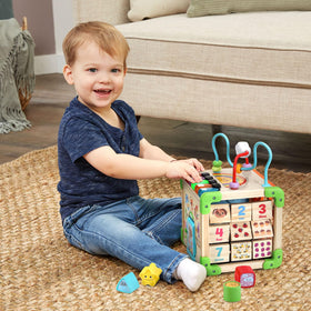 LeapFrog Touch and Learn slide beads and fluffy clouds engage little fingers