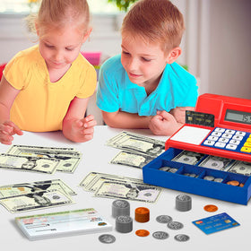 Learn & Climb play money credit card for checkout practice.
