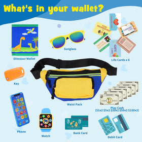 Learn2M Play Purse kid keys accessory for tactile play and fine motor skills