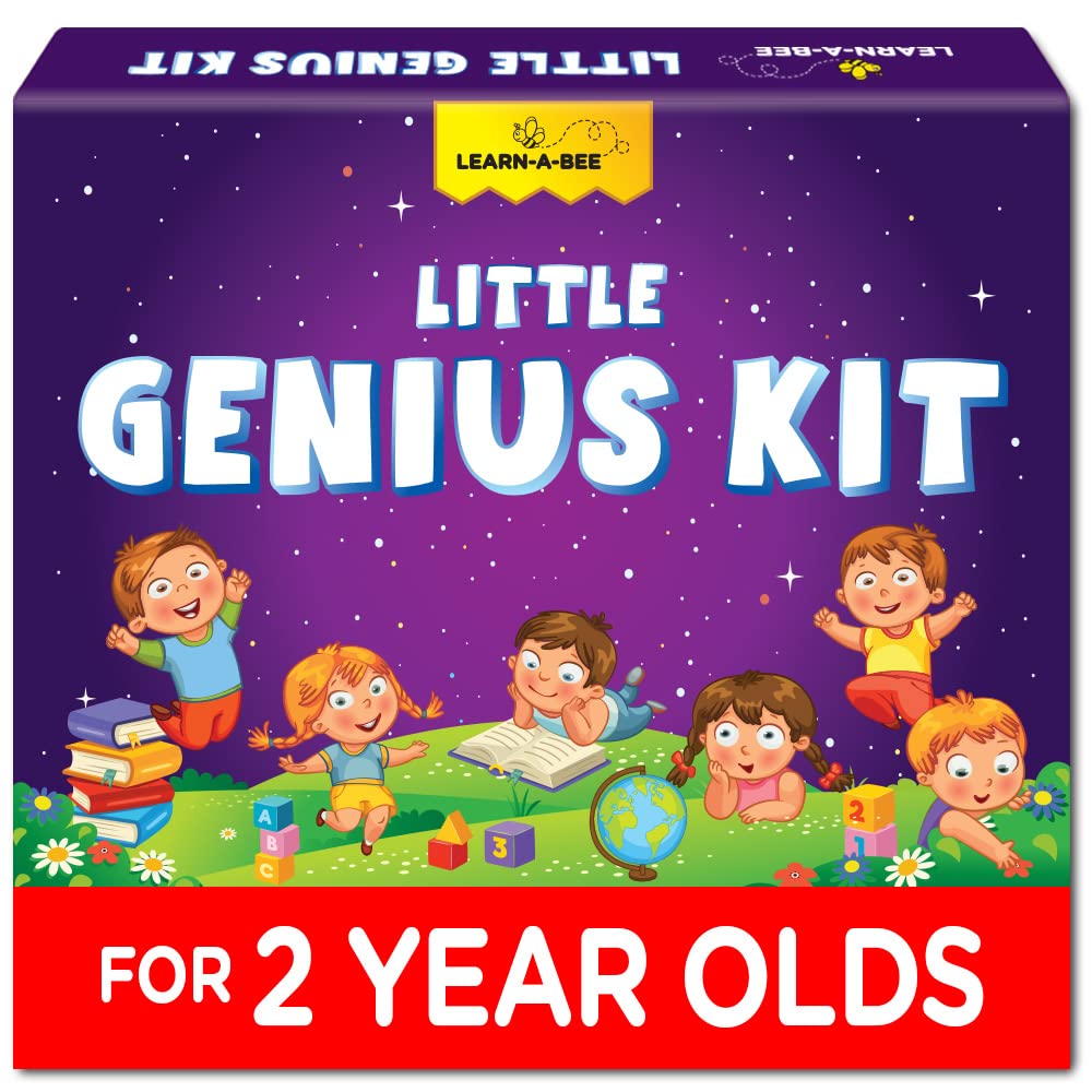 Learnabee box set for 2-year-olds with premium board books for early literacy.