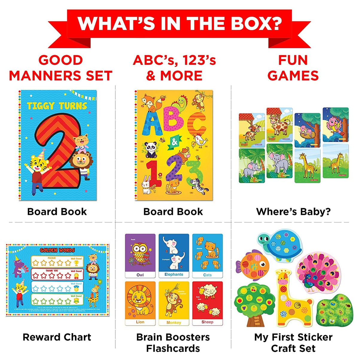 Learnabee brain boosters flashcards reinforce colors, numbers, and alphabets through play.