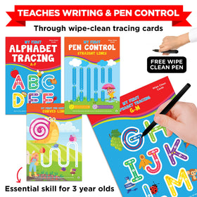 Learnabee tracing chart helps pen control and early writing skills.