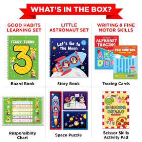 Learnabee premium books aiding good habits and early literacy.