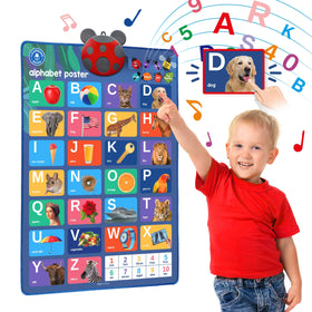 LEARNING BUGS ABC & 123s poster front view supports early literacy and number recognition.