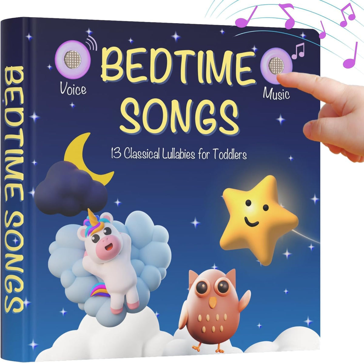Learning Bugs Bedtime Songs cover showcases a comforting toddler-friendly book for a calming bedtime routine.