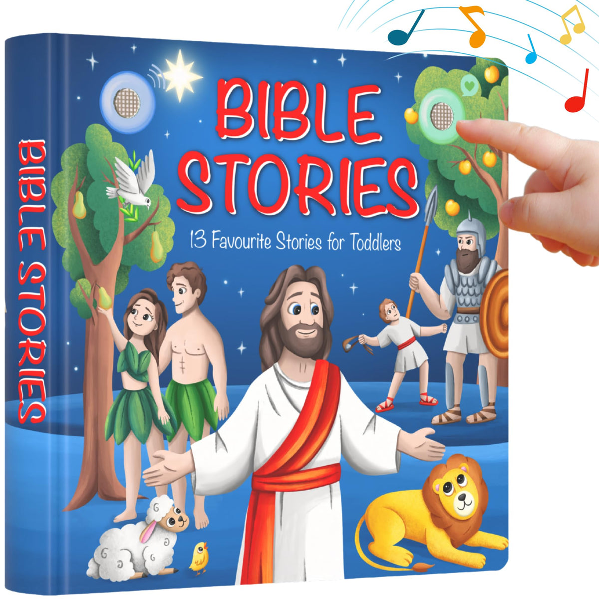Learning Bugs Bible Stories for toddlers with 13 interactive tales and gentle prayers, perfect for daily faith moments.