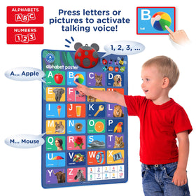 LEARNING BUGS interactive letters buttons provide spoken feedback for engaging learning.