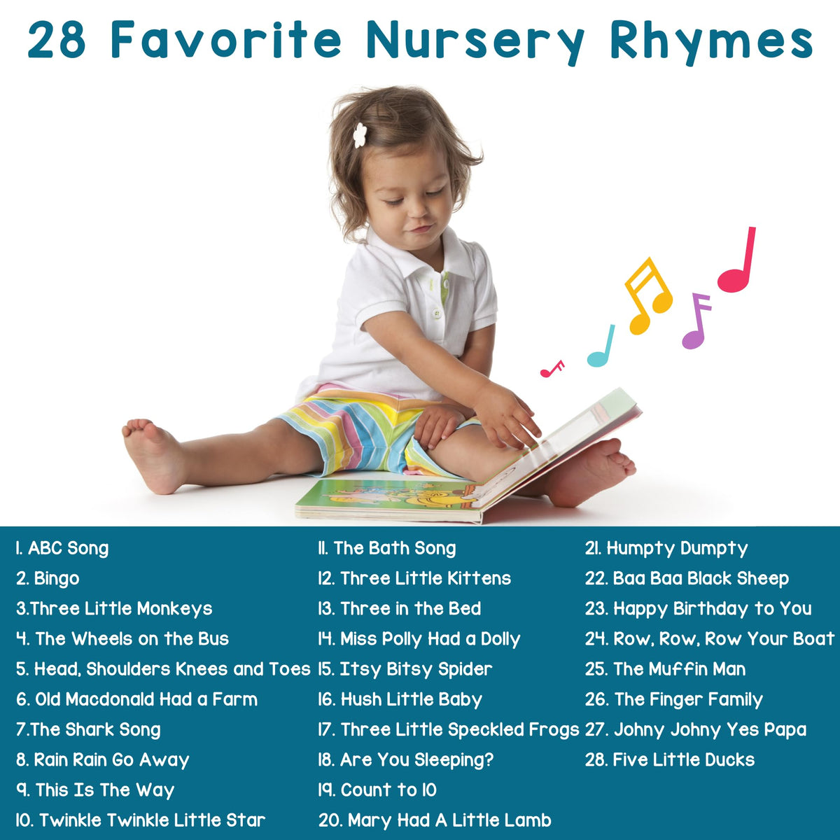 LEARNING BUGS printed-lyrics-on-pages aids simple sing-alongs for early vocabulary.
