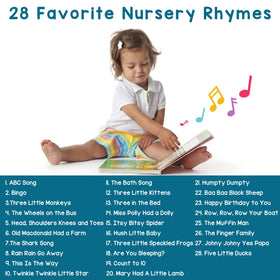 LEARNING BUGS printed-lyrics-on-pages aids simple sing-alongs for early vocabulary.